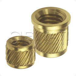 Helical Knurled Brass Inserts