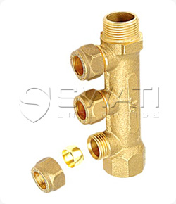 Brass Pex Heating Manifold