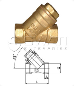 Brass Y-Strainer